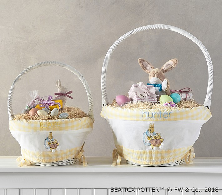 Beatrix Potter™ Pom Pom Tail Easter Basket | Pottery Barn Kids