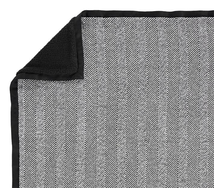 west elm x pbk Tweed Sherpa Modern Baby Blanket Pottery Barn Kids