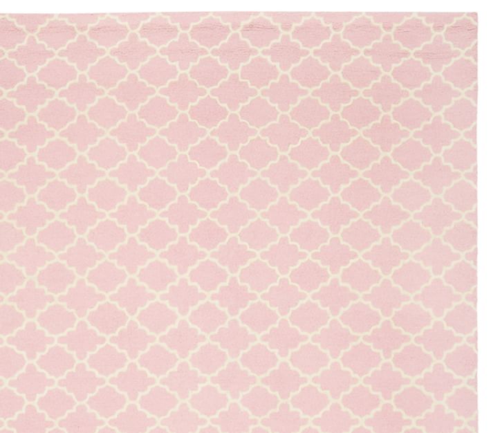 Addison Rug Light Pink Patterned Rugs Pottery Barn Kids