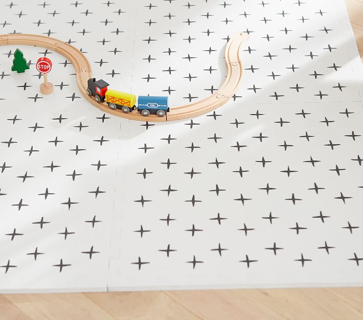 Expandable Foam Tile Play Mat, Criss Cross Pottery Barn Kids