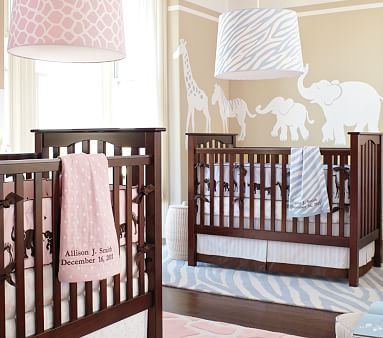 White Safari Animal Decals | Pottery Barn Kids