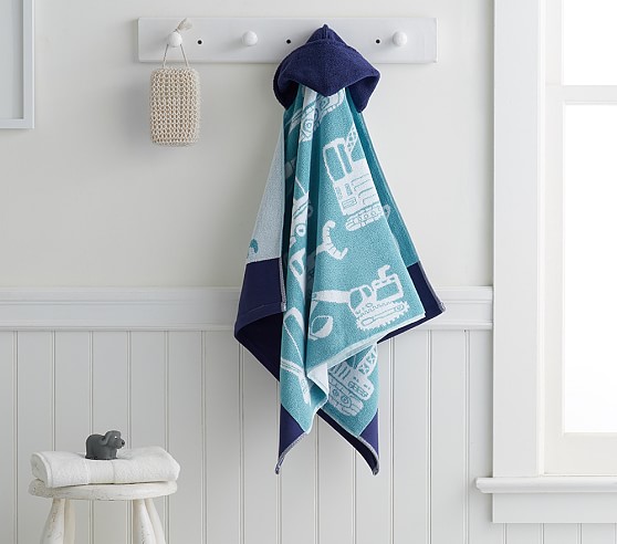 Construction Hooded Towel 