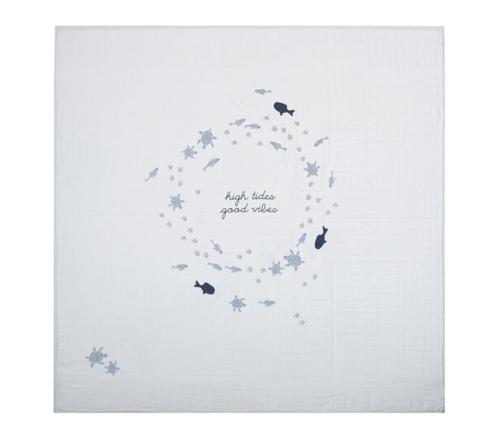 Jack Nautical Baby Swaddle Set Of 3 Pottery Barn Kids