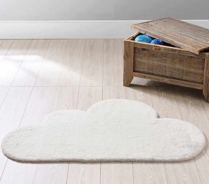 Faux Fur Sheepskin Cloud Rug | Solid Color Rugs | Pottery Barn Kids