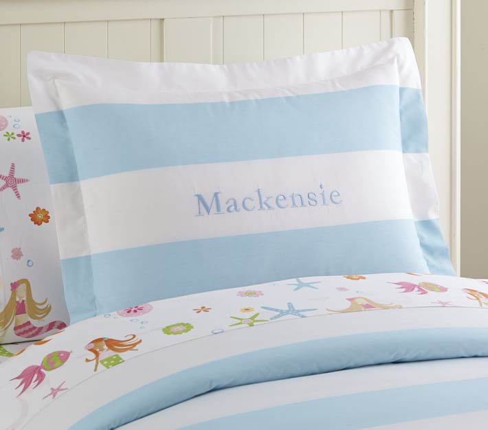 Rugby Stripe Duvet Cover Pottery Barn Kids