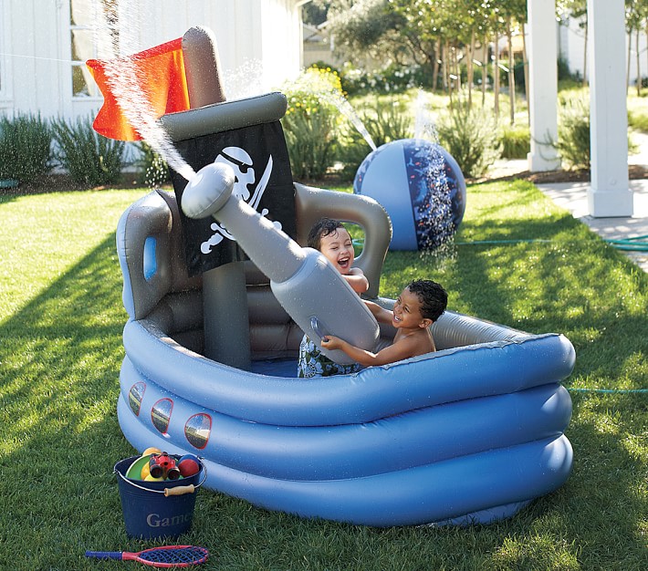 inflatable pirate ship pool