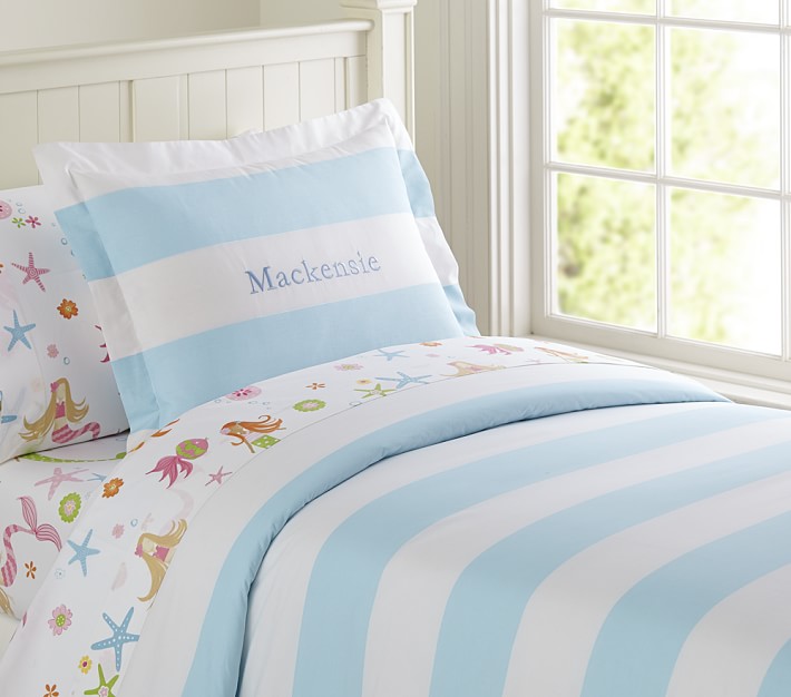 Rugby Stripe Duvet Cover Pottery Barn Kids
