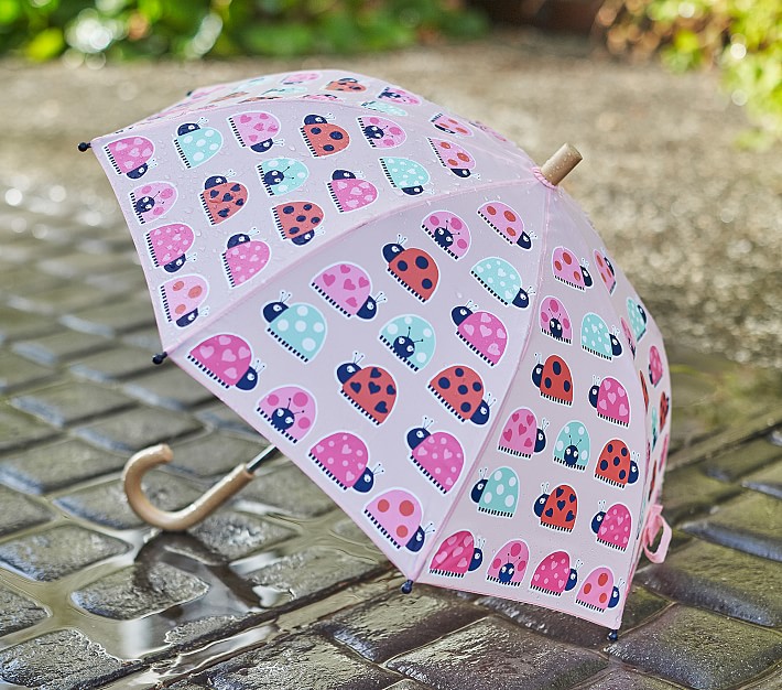 Ombrello Per Bambini A Forma Di Coccinella - Divertente E Colorato, Ideale Per I Giorni Di Pioggia