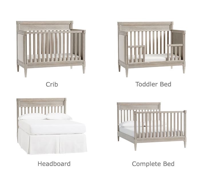 Graham 4in1 Toddler Bed & Conversion Kit Full Bed Pottery Barn Kids