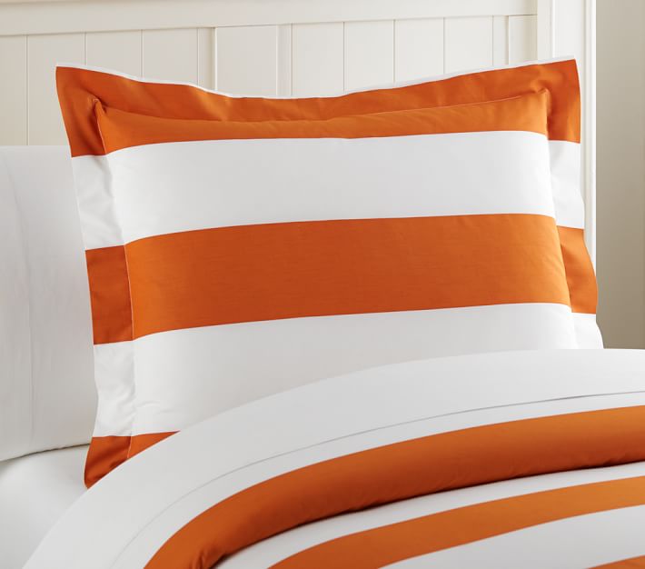 Rugby Stripe Duvet Cover Pottery Barn Kids