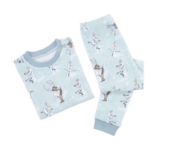 Disney Olaf Cotton Tight Fit Kids Pajamas | Pottery Barn Kids