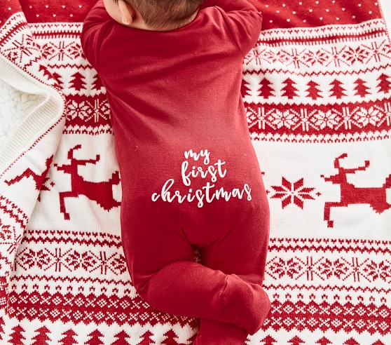 my 1st christmas pyjamas