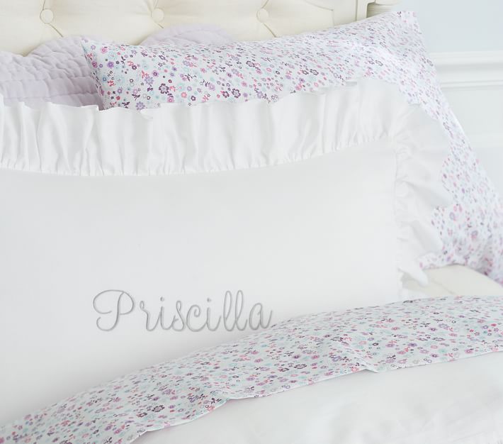 Tiny Floral Sheeting | Pottery Barn Kids