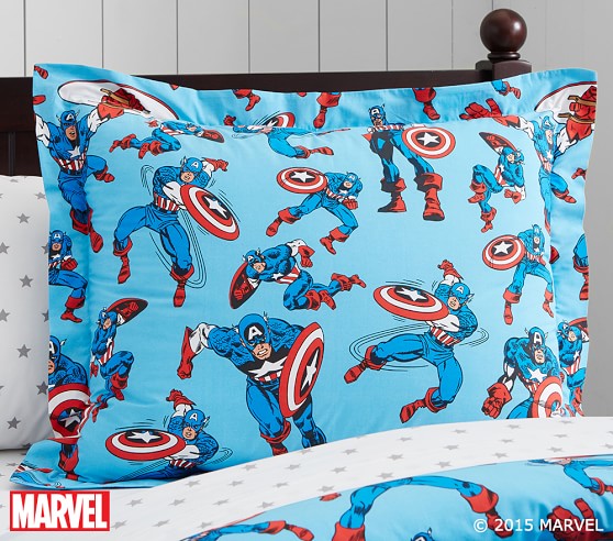 Captain America Kids' Duvet Cover | Pottery Barn Kids