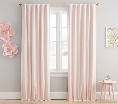 Metallic Dot Kids Blackout Curtain | Pottery Barn Kids