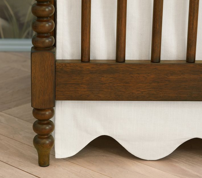 Chris Loves Julia Turned Wood Convertible Crib Pottery Barn Kids