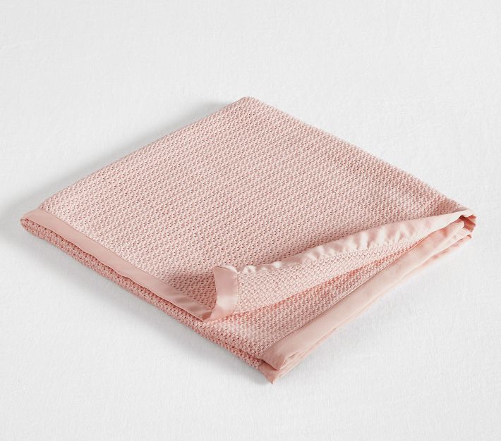 Organic Cotton Cellular Baby Blanket Pottery Barn Kids