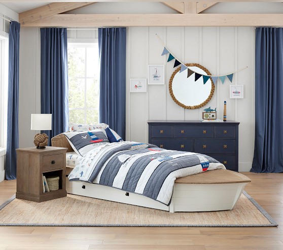 Charlie Speed Boat Bed | Pottery Barn Kids