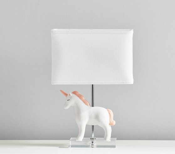 Ceramic Unicorn Kids Lamp | Pottery Barn Kids