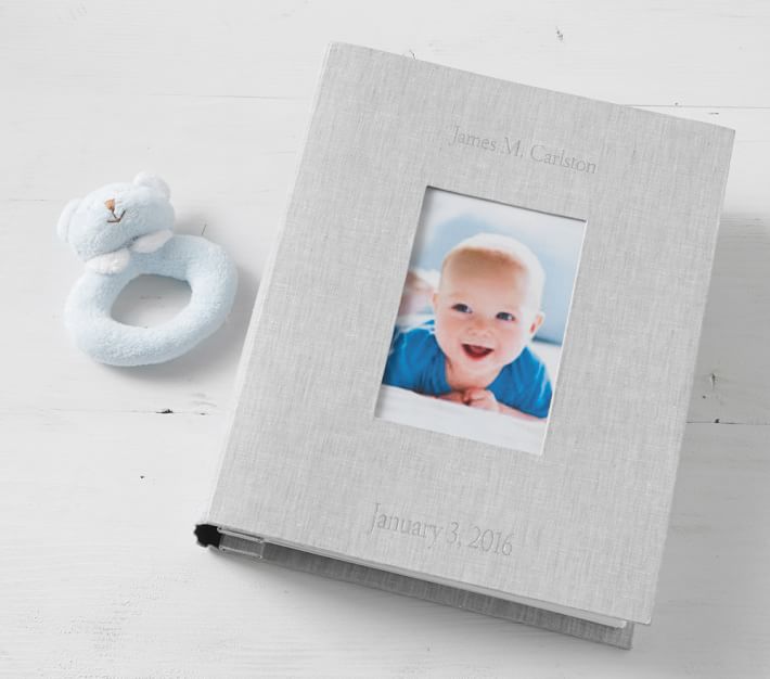 Linen Baby Journals Pottery Barn Kids