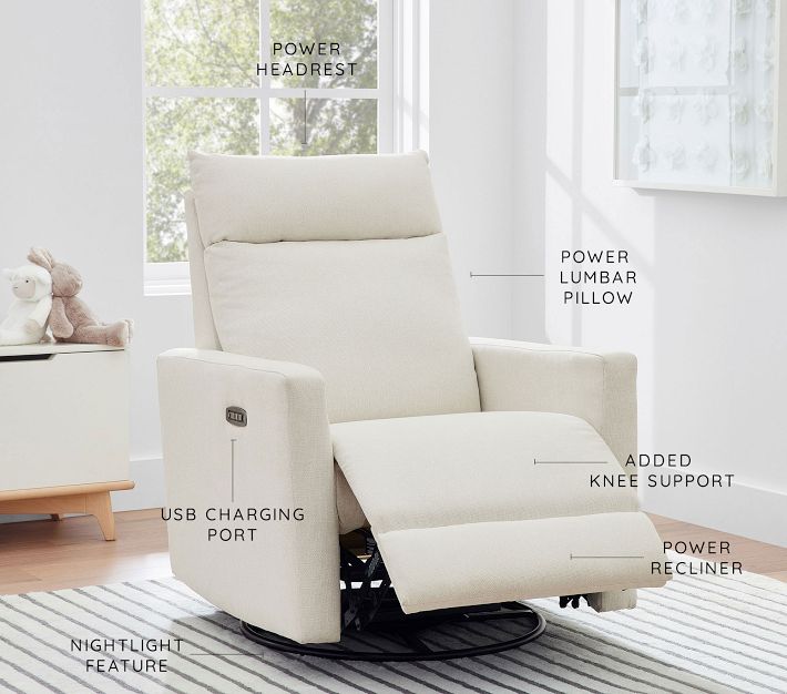 Paxton Deluxe Power Recliner Pottery Barn Kids