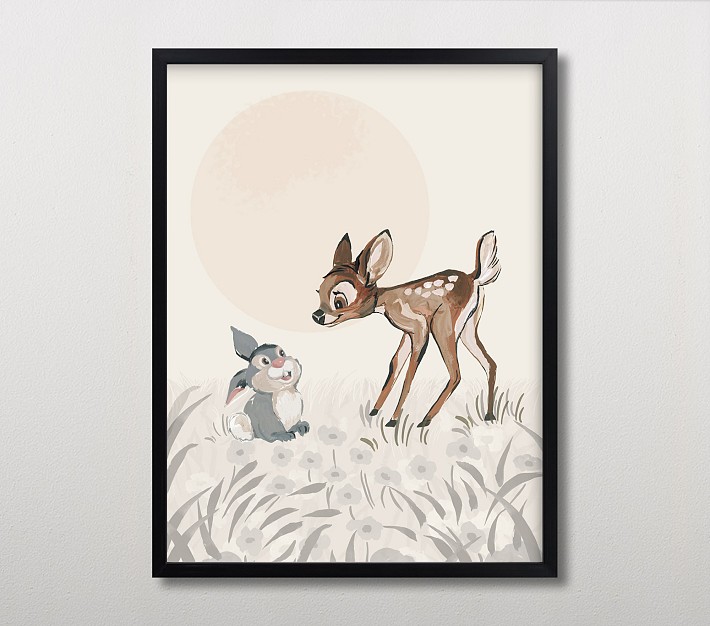 Minted® Disney Bambi Wall Art by Teju Reval Pottery Barn Kids