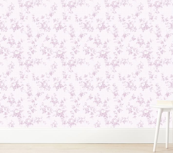 Floral Toile Wallpaper Pottery Barn Kids