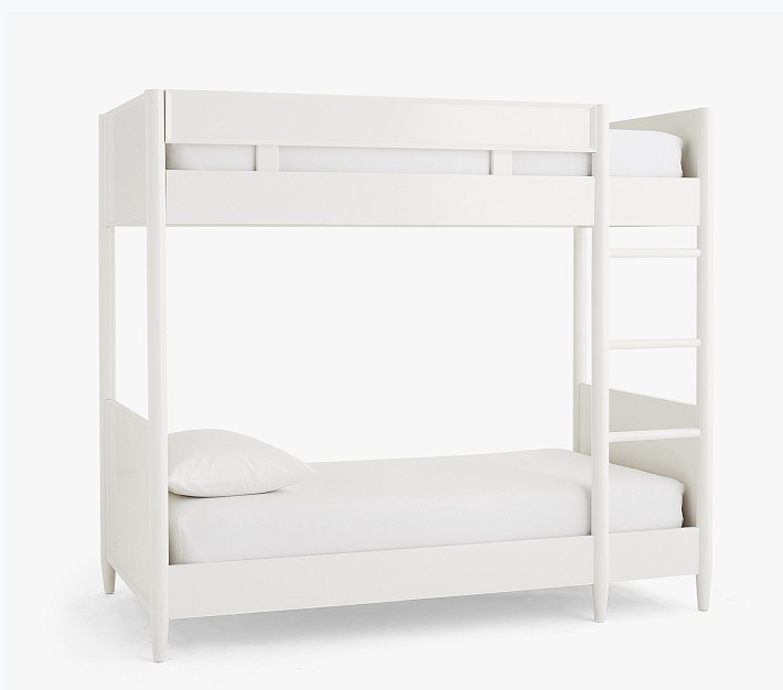 west elm x pbk MidCentury TwinOverTwin Bunk Bed Pottery Barn Kids
