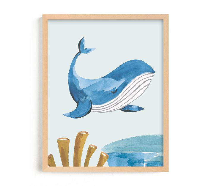 Minted® Ocean Friends Wall Art by Teju Reval Pottery Barn Kids