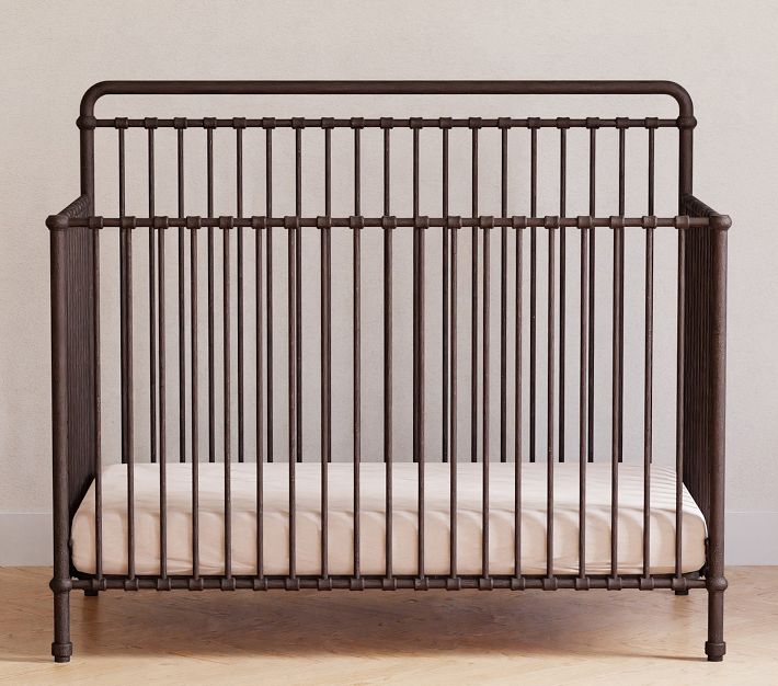 Namesake Winston 4-in-1 Metal Convertible Crib | Pottery Barn Kids