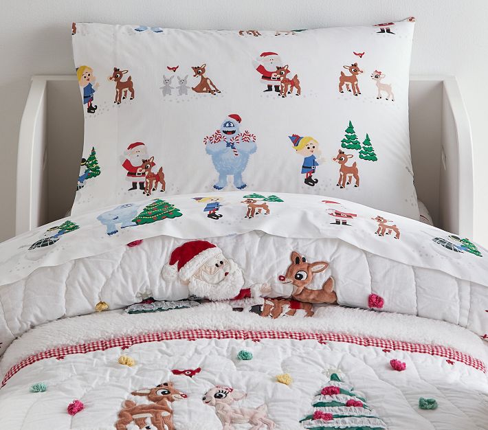 Rudolph® Baby Quilt | Pottery Barn Kids