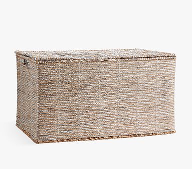 Silver Rope Toy Chest | Kids Storage | Pottery Barn Kids