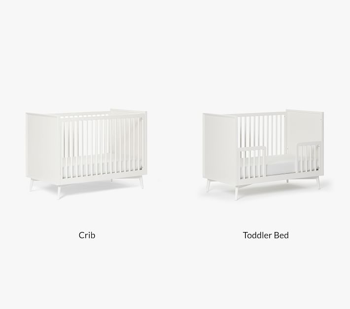 west elm x pbk MidCentury Convertible Baby Crib Pottery Barn Kids