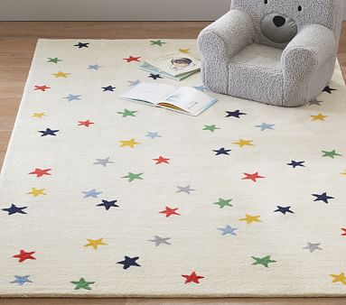 Starry Skies Rainbow Rug | Pottery Barn Kids