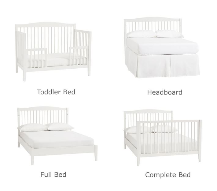 Emerson 4in1 Toddler Bed & Conversion Kit Pottery Barn Kids
