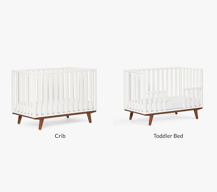 west elm x pbk Modern Convertible Crib Baby Crib Pottery Barn Kids