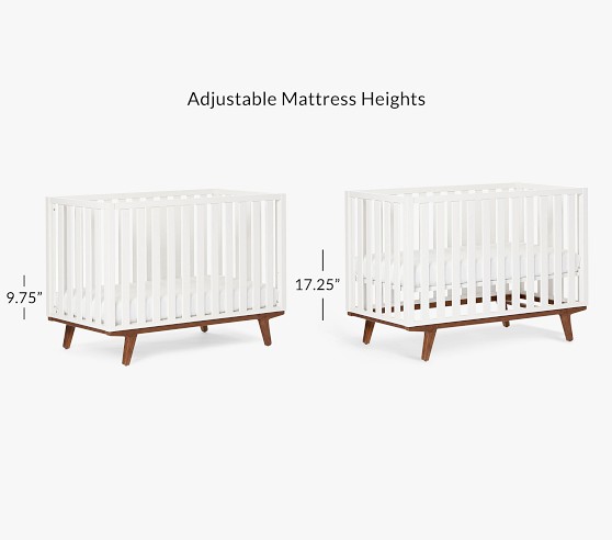 west elm x pbk Modern Convertible Crib | Baby Crib | Pottery Barn Kids