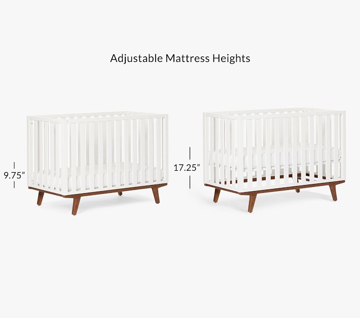 west elm x pbk Modern Convertible Crib Baby Crib Pottery Barn Kids