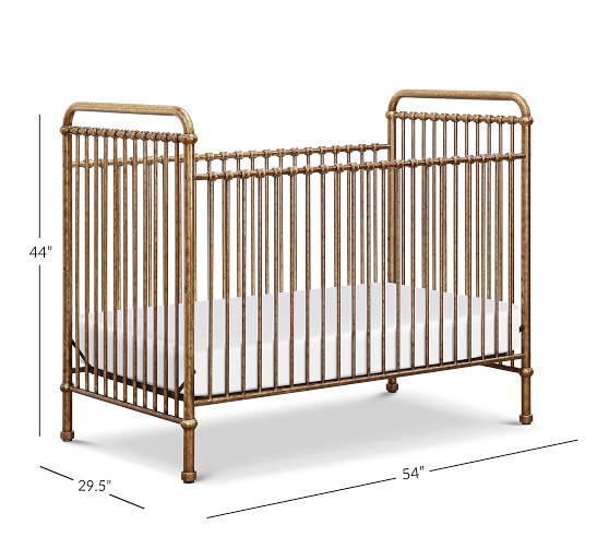 Namesake Abigail 3-in-1 Metal Convertible Crib | Pottery Barn Kids