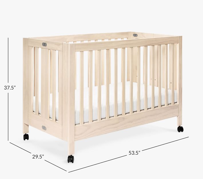 Babyletto Maki Folding Modern Crib | Pottery Barn Kids