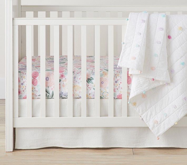 Pom Pom Baby Quilt Pottery Barn Kids