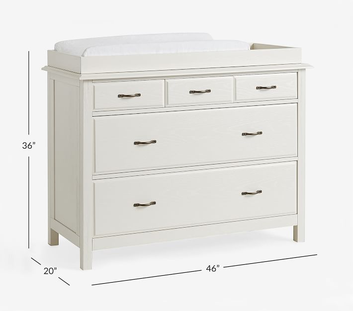 Rory Changing Table Dresser & Topper Pottery Barn Kids