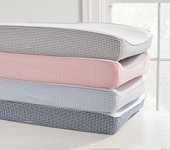 Gingham Changing Pad Cover