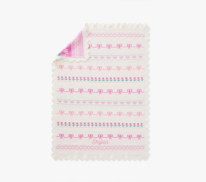 LoveShackFancy Fair Isle Baby Blanket Pottery Barn Kids