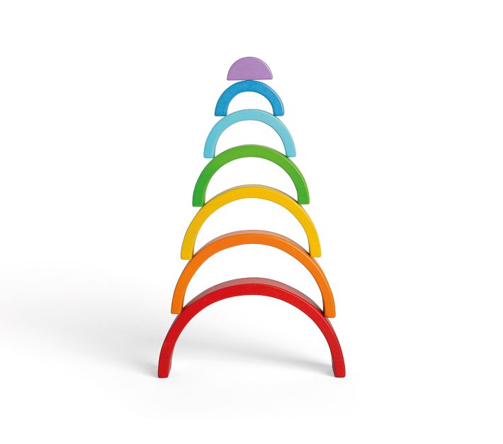 Bigjigs Stacking Rainbow Pottery Barn Kids