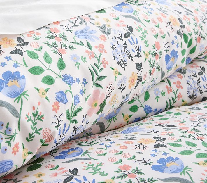 Rifle Paper Co. Bramble Fields Organic Duvet Cover & Shams | Pottery ...