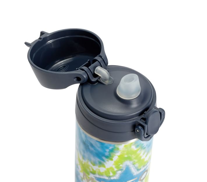 Mackenzie Navy Planet Tie-Dye Water Bottles