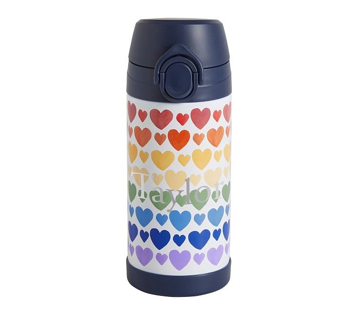 Mackenzie Navy Planet Tie-Dye Water Bottles