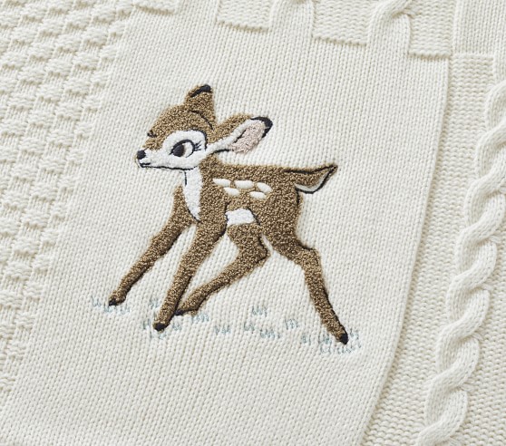 Disney Bambi Heirloom Baby Blanket | Pottery Barn Kids