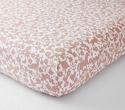 Julia Berolzheimer Ditsy Floral Organic Crib Fitted Sheet